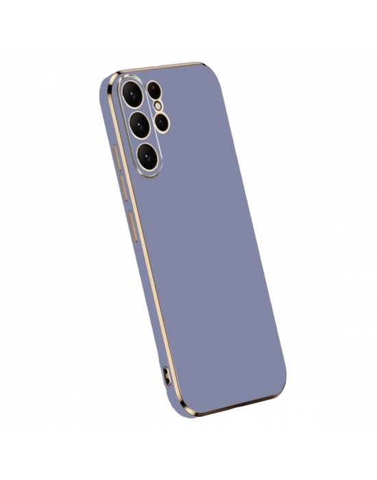 Newface Samsung Galaxy S25 Ultra Kılıf Volet Silikon - Mavi