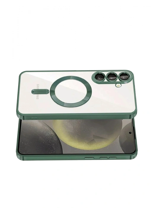 Newface Samsung Galaxy S26 Kross Magneticsafe Kapak - Koyu Yeşil