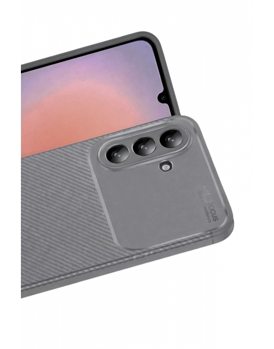 Newface Samsung Galaxy S26 Plus Auto Focus Karbon Kapak - Gri