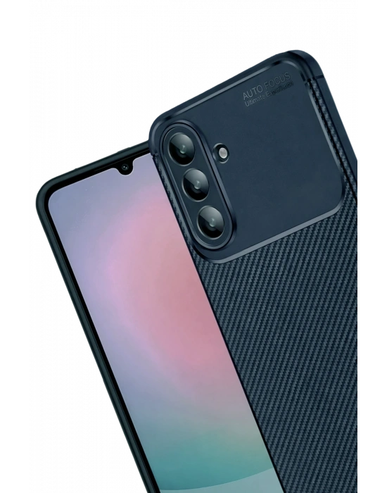 Newface Samsung Galaxy S26 Plus Auto Focus Karbon Kapak - Lacivert