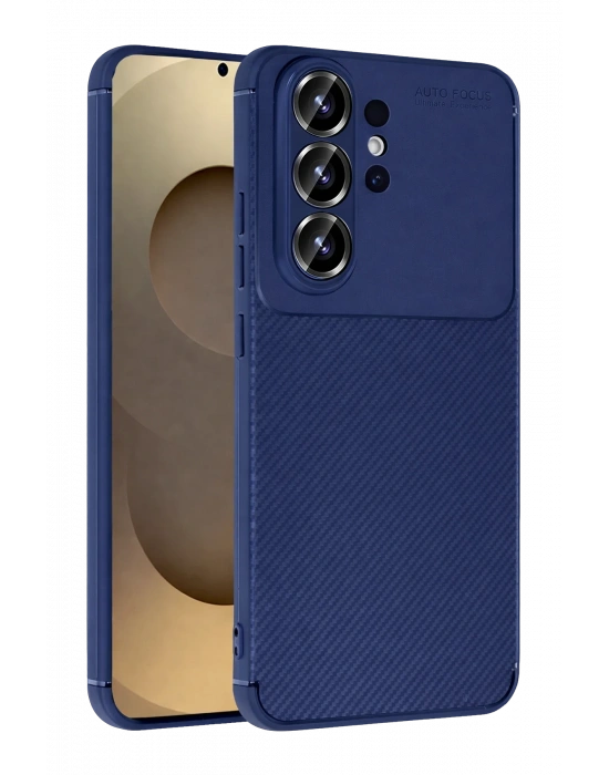 Newface Samsung Galaxy S26 Ultra Auto Focus Karbon Kapak - Lacivert