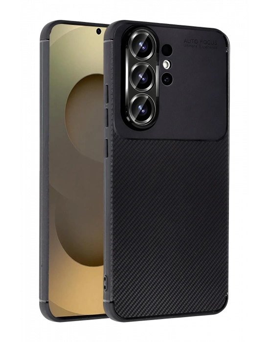 Newface Samsung Galaxy S26 Ultra Auto Focus Karbon Kapak - Siyah