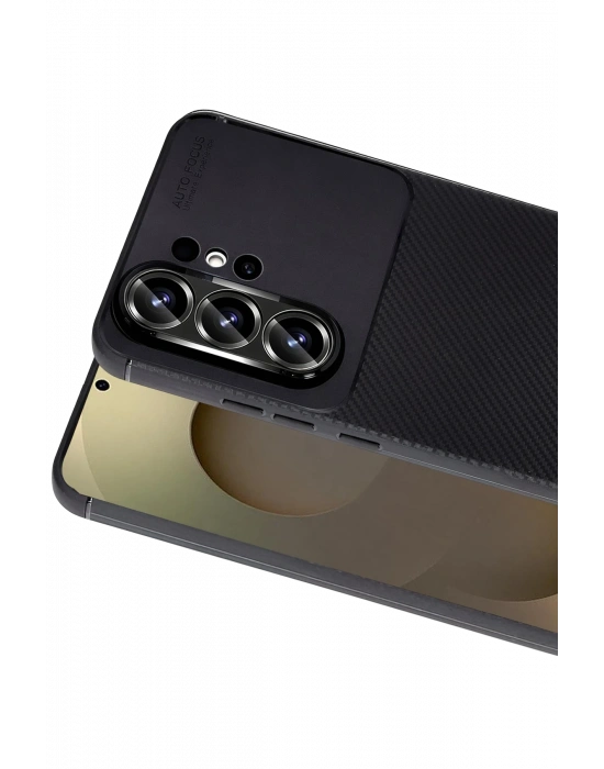 Newface Samsung Galaxy S26 Ultra Auto Focus Karbon Kapak - Siyah