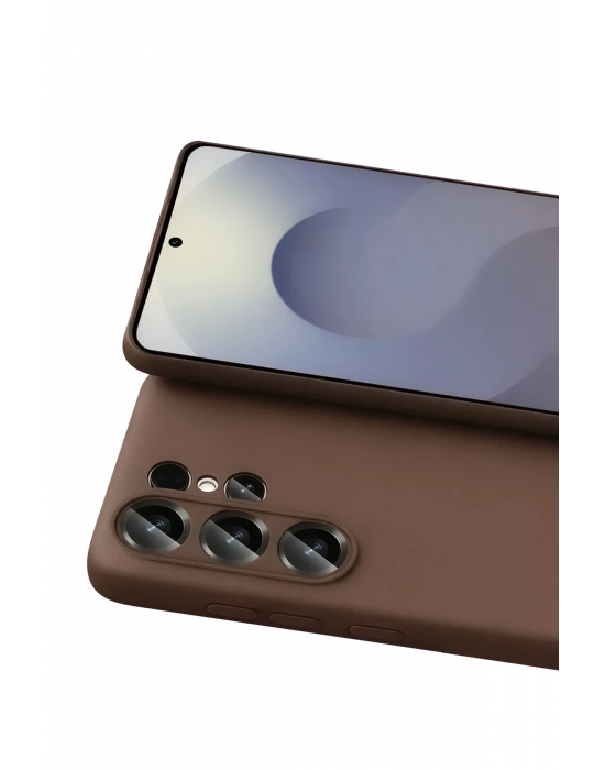 Newface Samsung Galaxy S26 Ultra First Silikon - Kahverengi