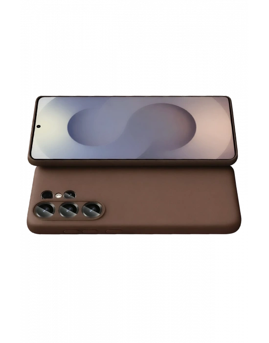 Newface Samsung Galaxy S26 Ultra First Silikon - Kahverengi