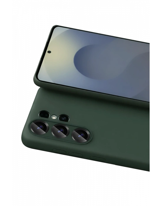 Newface Samsung Galaxy S26 Ultra First Silikon - Koyu Yeşil