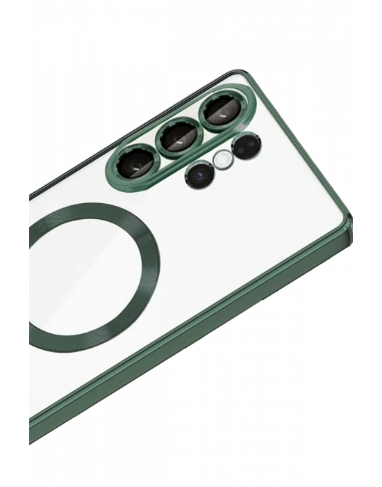 Newface Samsung Galaxy S26 Ultra Kross Magneticsafe Kapak - Koyu Yeşil