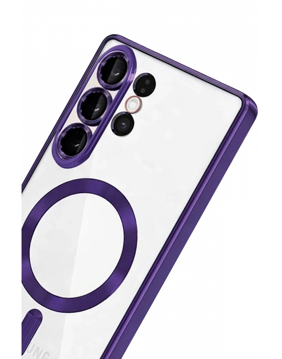 Newface Samsung Galaxy S26 Ultra Kross Magneticsafe Kapak - Mor