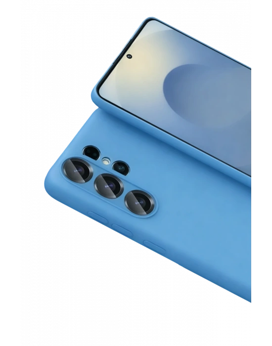 Newface Samsung Galaxy S26 Ultra Nano içi Kadife Silikon - Mavi