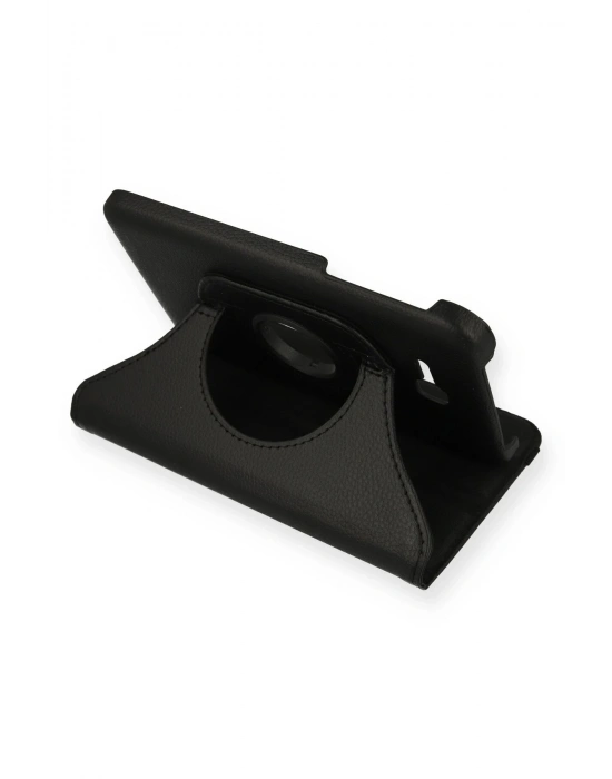 Newface Samsung Galaxy T110 / T113 Tab 3 Lite 7 Kılıf 360 Tablet Deri Kılıf - Siyah