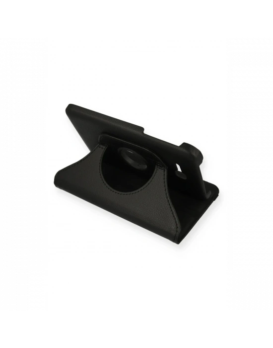 Newface Samsung Galaxy T110 / T113 Tab 3 Lite 7 Kılıf 360 Tablet Deri Kılıf - Siyah