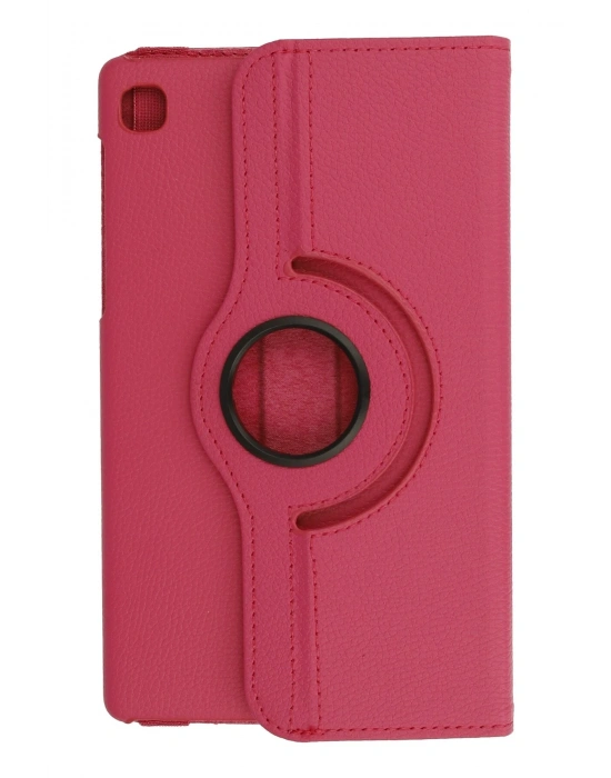 Newface Samsung Galaxy T220 Tab A7 Lite 8.7 Kılıf 360 Tablet Deri Kılıf - Pembe