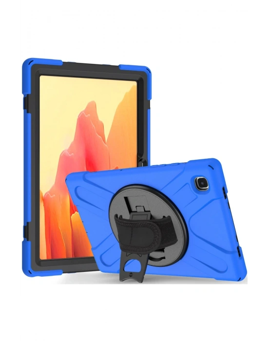 Newface Samsung Galaxy T220 Tab A7 Lite 8.7 Kılıf Amazing Tablet Kapak - Mavi