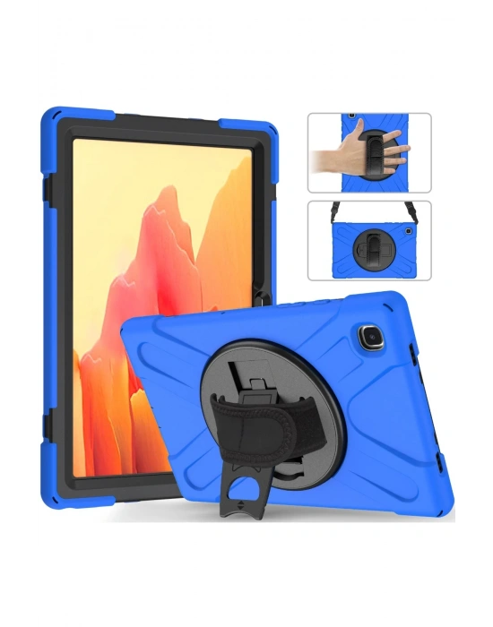 Newface Samsung Galaxy T220 Tab A7 Lite 8.7 Kılıf Amazing Tablet Kapak - Mavi