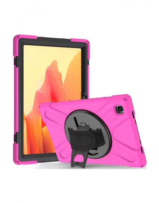 Newface Samsung Galaxy T220 Tab A7 Lite 8.7 Kılıf Amazing Tablet Kapak - Pembe