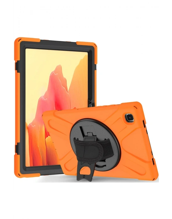 Newface Samsung Galaxy T220 Tab A7 Lite 8.7 Kılıf Amazing Tablet Kapak - Turuncu