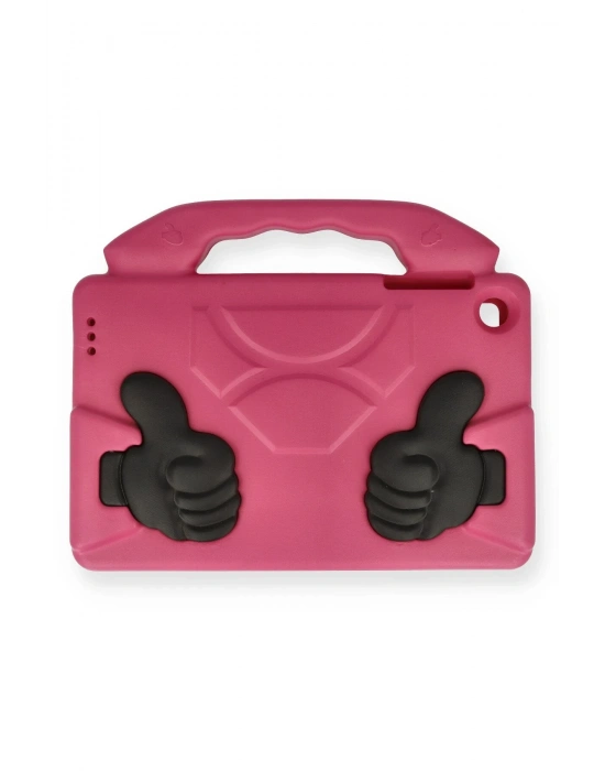 Newface Samsung Galaxy T220 Tab A7 Lite 8.7 Kılıf Like Stantlı Tablet Silikon - Pembe