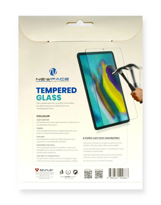 Newface Samsung Galaxy T220 Tab A7 Lite 8.7 Tablet Cam Ekran Koruyucu