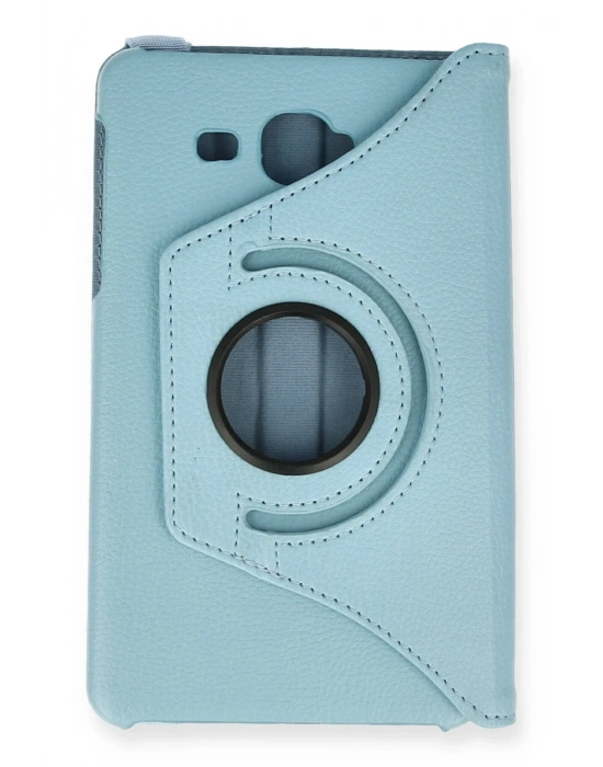 Newface Samsung Galaxy T280 Tab A 7 Kılıf 360 Tablet Deri Kılıf - Turkuaz
