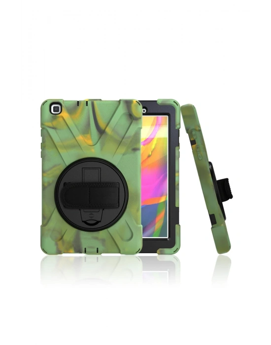 Newface Samsung Galaxy T290 Tab A 8 Kılıf Amazing Tablet Kapak - Kamuflaj