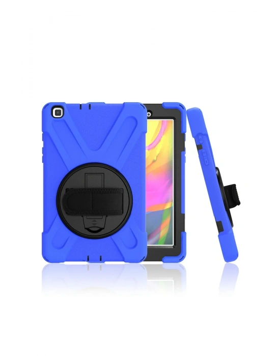 Newface Samsung Galaxy T290 Tab A 8 Kılıf Amazing Tablet Kapak - Mavi