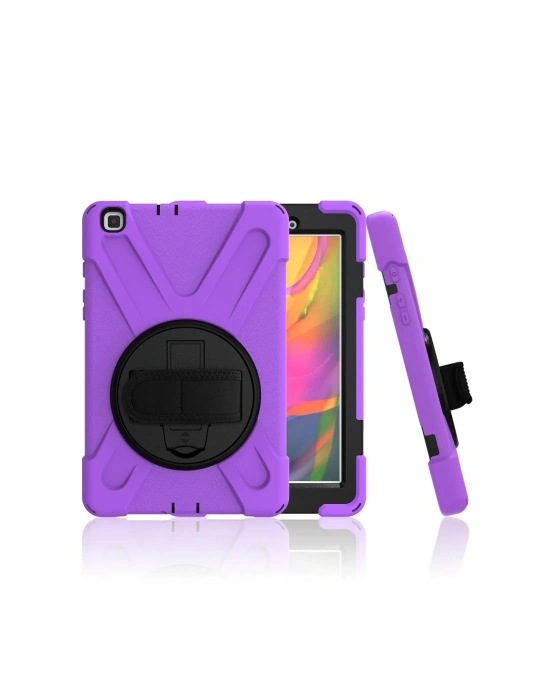 Newface Samsung Galaxy T290 Tab A 8 Kılıf Amazing Tablet Kapak - Mor