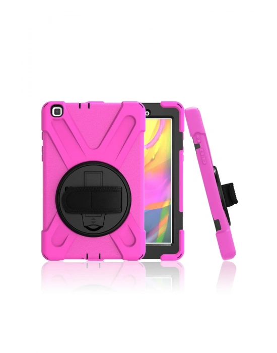 Newface Samsung Galaxy T290 Tab A 8 Kılıf Amazing Tablet Kapak - Pembe