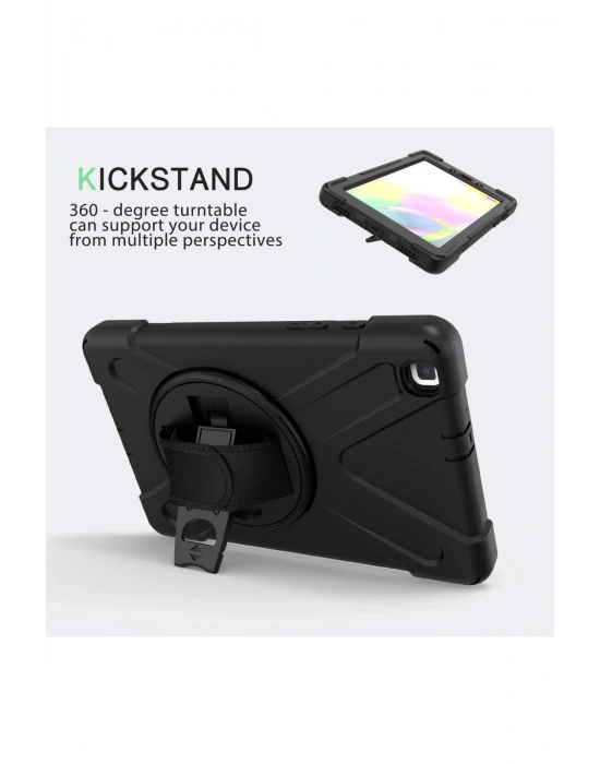 Newface Samsung Galaxy T290 Tab A 8 Kılıf Amazing Tablet Kapak - Siyah