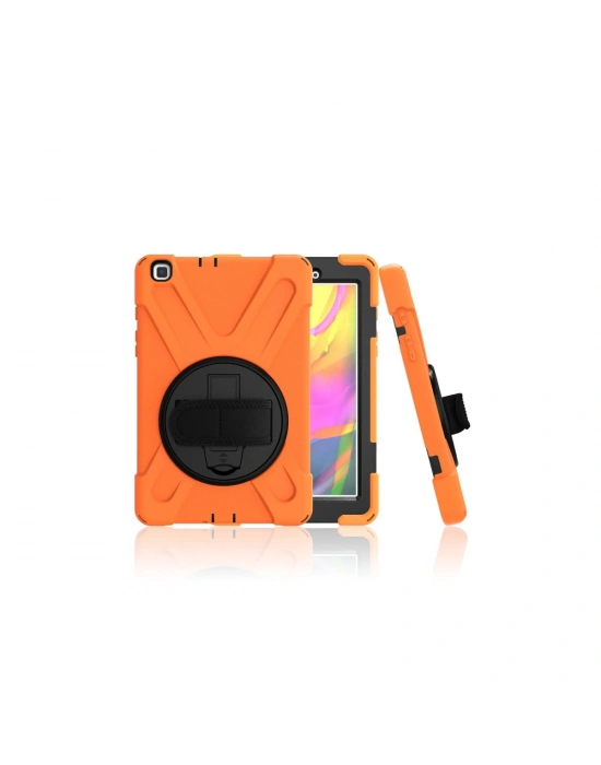 Newface Samsung Galaxy T290 Tab A 8 Kılıf Amazing Tablet Kapak - Turuncu