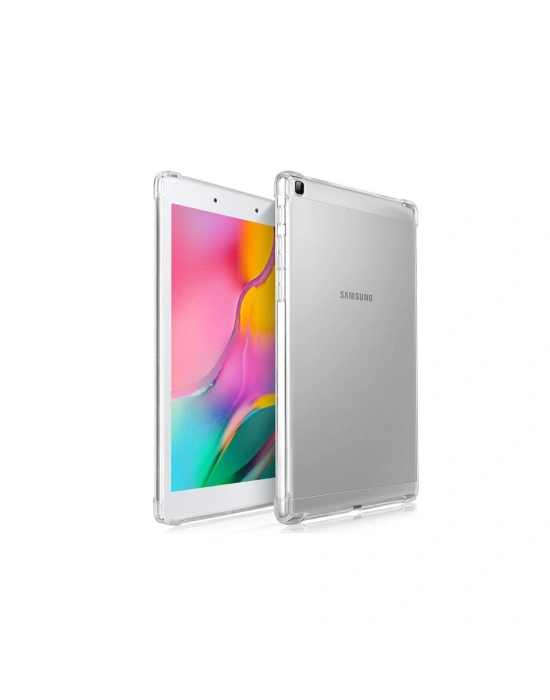 Newface Samsung Galaxy T290 Tab A 8 Kılıf Anti Shock Tablet Silikon - Şeffaf