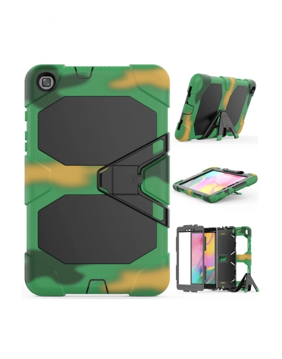 Newface Samsung Galaxy T290 Tab A 8 Kılıf Griffin Tablet Kapak - Kamuflaj