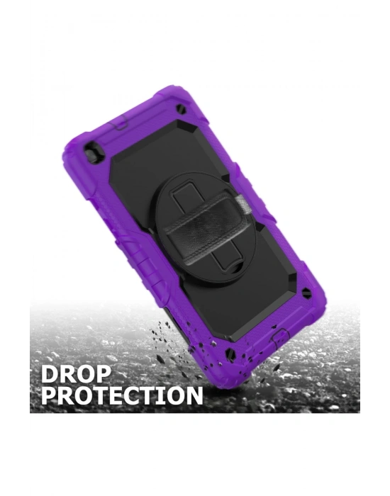 Newface Samsung Galaxy T290 Tab A 8 Kılıf Pars Tablet Kapak - Mor