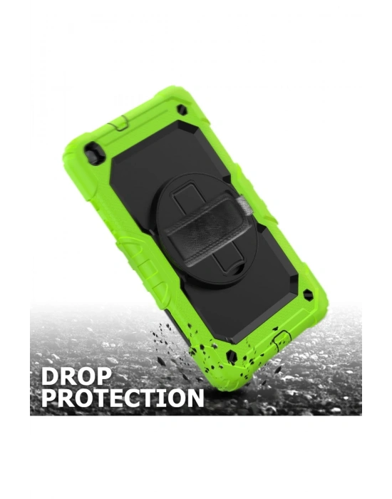 Newface Samsung Galaxy T290 Tab A 8 Kılıf Pars Tablet Kapak - Yeşil