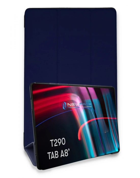 Newface Samsung Galaxy T290 Tab A 8 Kılıf Tablet Smart Kılıf - Lacivert