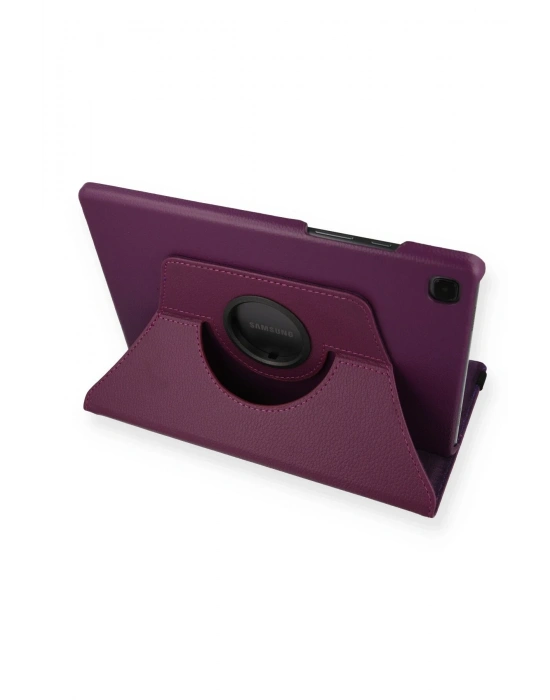 Newface Samsung Galaxy T500 Tab A7 10.4 Kılıf 360 Tablet Deri Kılıf - Mürdüm