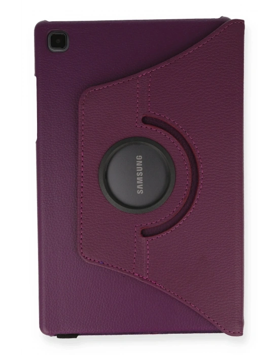 Newface Samsung Galaxy T500 Tab A7 10.4 Kılıf 360 Tablet Deri Kılıf - Mürdüm