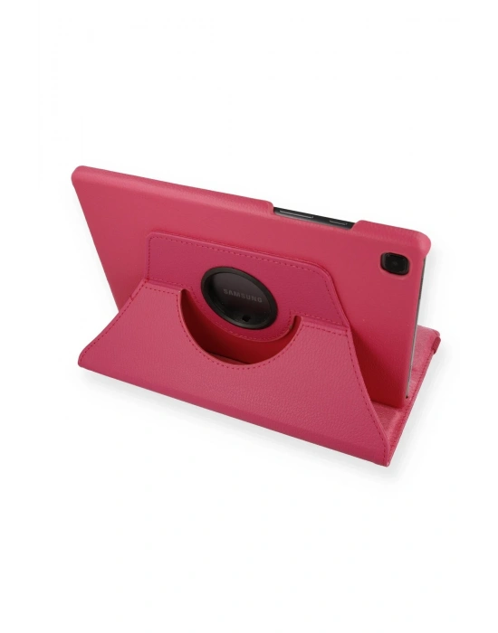 Newface Samsung Galaxy T500 Tab A7 10.4 Kılıf 360 Tablet Deri Kılıf - Pembe