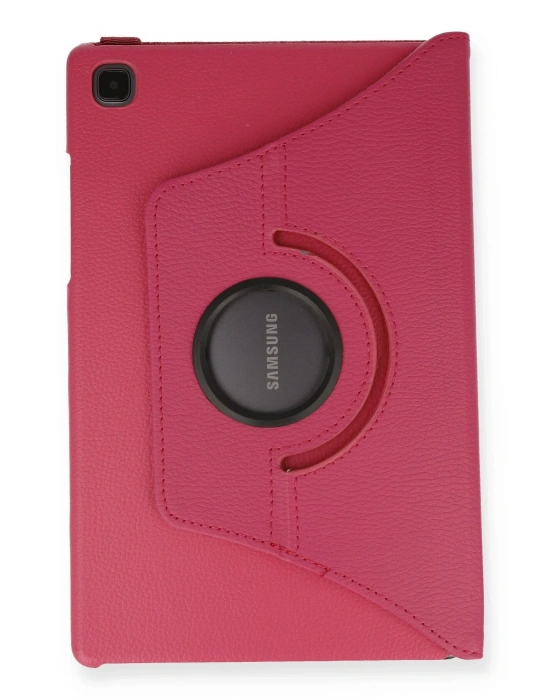 Newface Samsung Galaxy T500 Tab A7 10.4 Kılıf 360 Tablet Deri Kılıf - Pembe