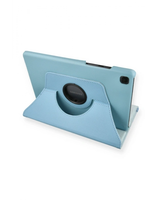 Newface Samsung Galaxy T500 Tab A7 10.4 Kılıf 360 Tablet Deri Kılıf - Turkuaz