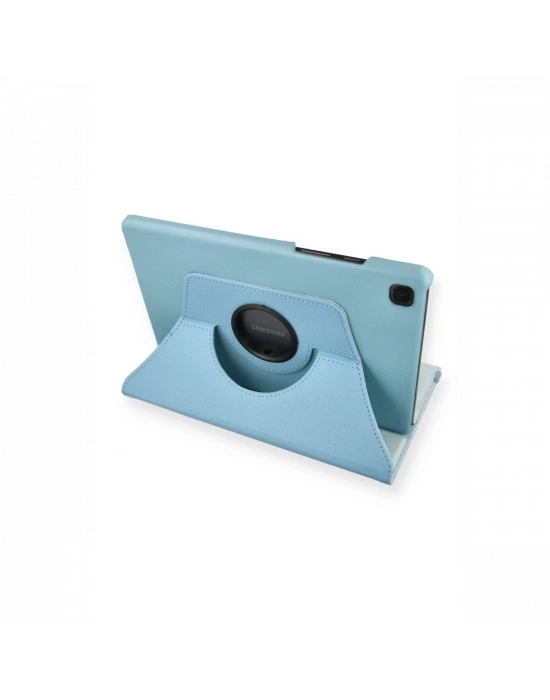 Newface Samsung Galaxy T500 Tab A7 10.4 Kılıf 360 Tablet Deri Kılıf - Turkuaz