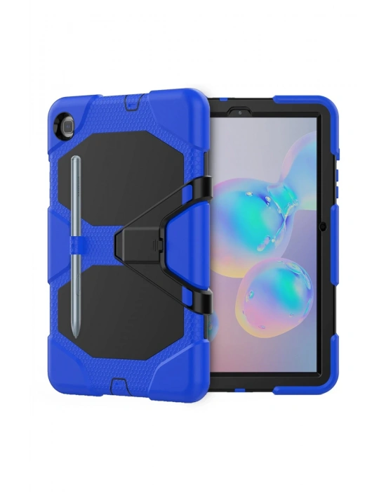 Newface Samsung Galaxy T500 Tab A7 10.4 Kılıf Griffin Tablet Kapak - Mavi