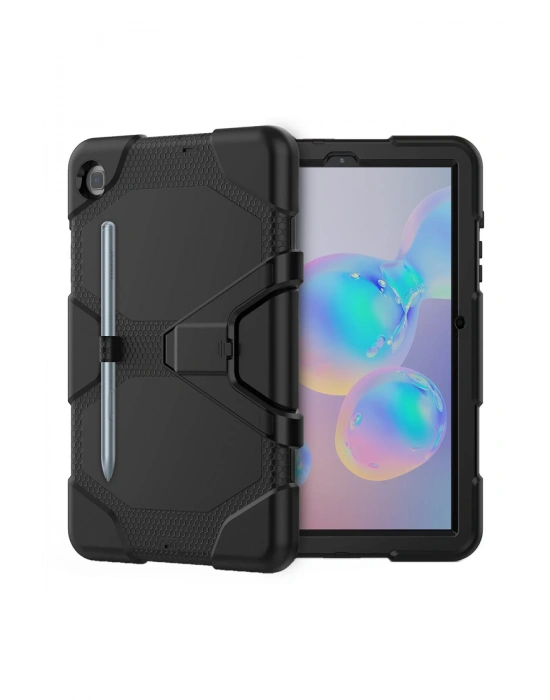 Newface Samsung Galaxy T500 Tab A7 10.4 Kılıf Griffin Tablet Kapak - Siyah