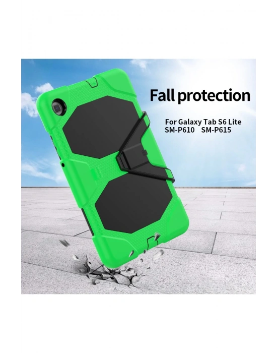 Newface Samsung Galaxy T500 Tab A7 10.4 Kılıf Griffin Tablet Kapak - Yeşil