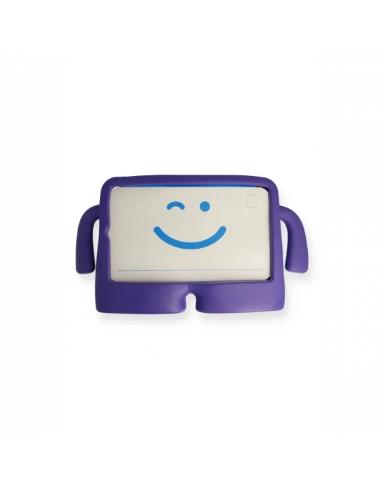 Newface Samsung Galaxy T500 Tab A7 10.4 Kılıf Karakter Tablet Silikon - Mor