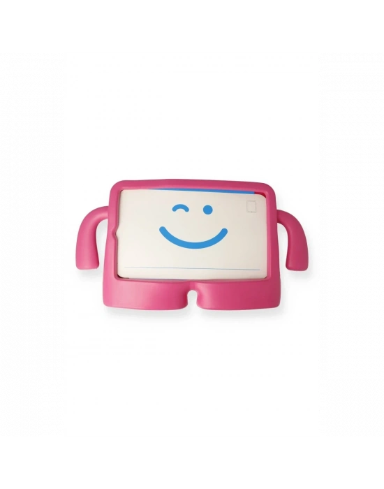 Newface Samsung Galaxy T500 Tab A7 10.4 Kılıf Karakter Tablet Silikon - Pembe