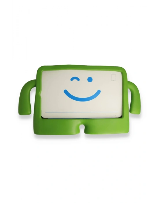 Newface Samsung Galaxy T500 Tab A7 10.4 Kılıf Karakter Tablet Silikon - Yeşil