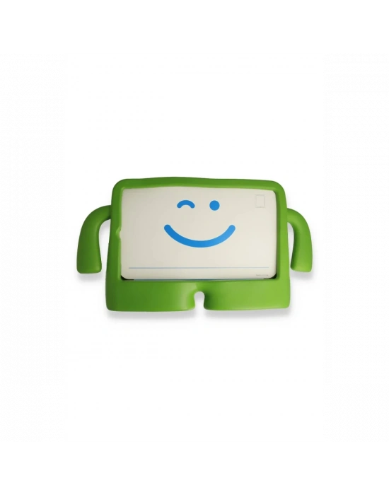 Newface Samsung Galaxy T500 Tab A7 10.4 Kılıf Karakter Tablet Silikon - Yeşil