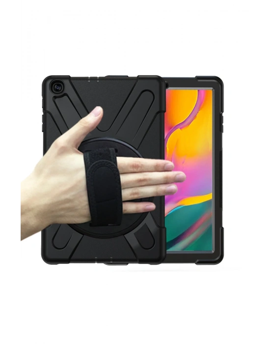 Newface Samsung Galaxy T510 Tab A 10.1 Kılıf Amazing Tablet Kapak - Siyah