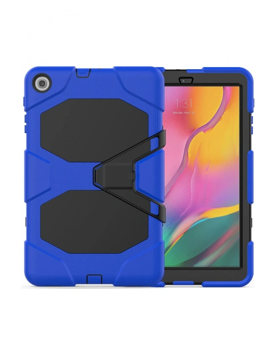 Newface Samsung Galaxy T510 Tab A 10.1 Kılıf Griffin Tablet Kapak - Mavi