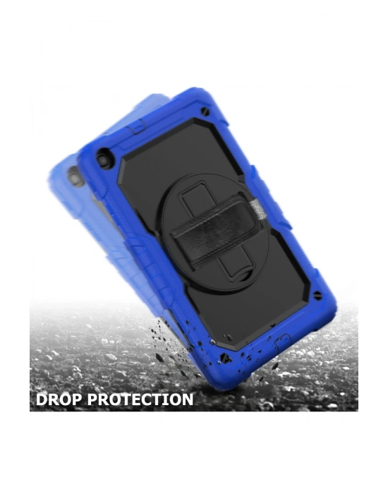 Newface Samsung Galaxy T510 Tab A 10.1 Kılıf Pars Tablet Kapak - Mavi